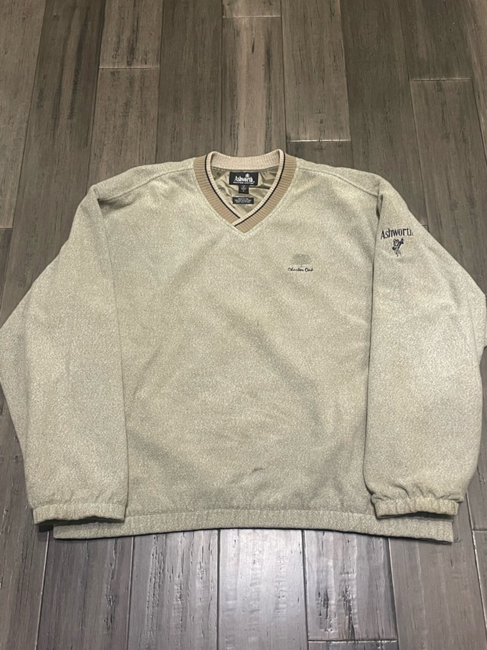 Vintage Ashworth Weather Systems Pullover Jacket Charter Oak Golf